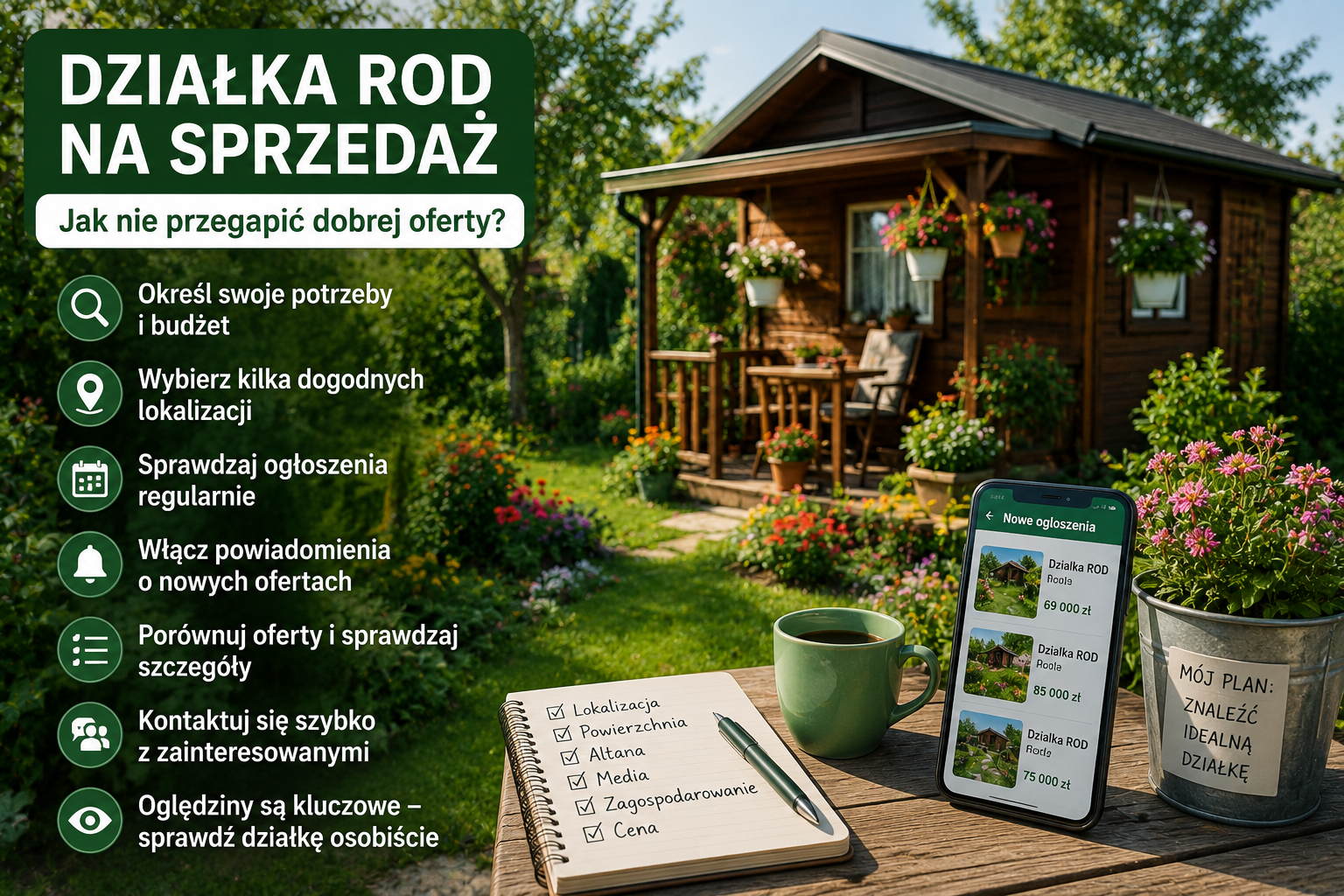Działka ROD na sprzedaż – jak znaleźć dobrą ofertę?