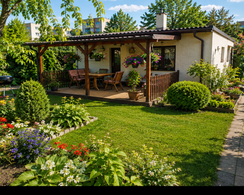 Działka ROD Praga-Południe 450 m² z murowanym domkiem
